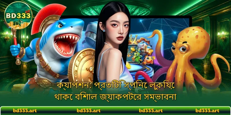 ক্যাপশন: প্রতিটি স্পিনে লুকিয়ে থাকে বিশাল জ্যাকপটের সম্ভাবনা